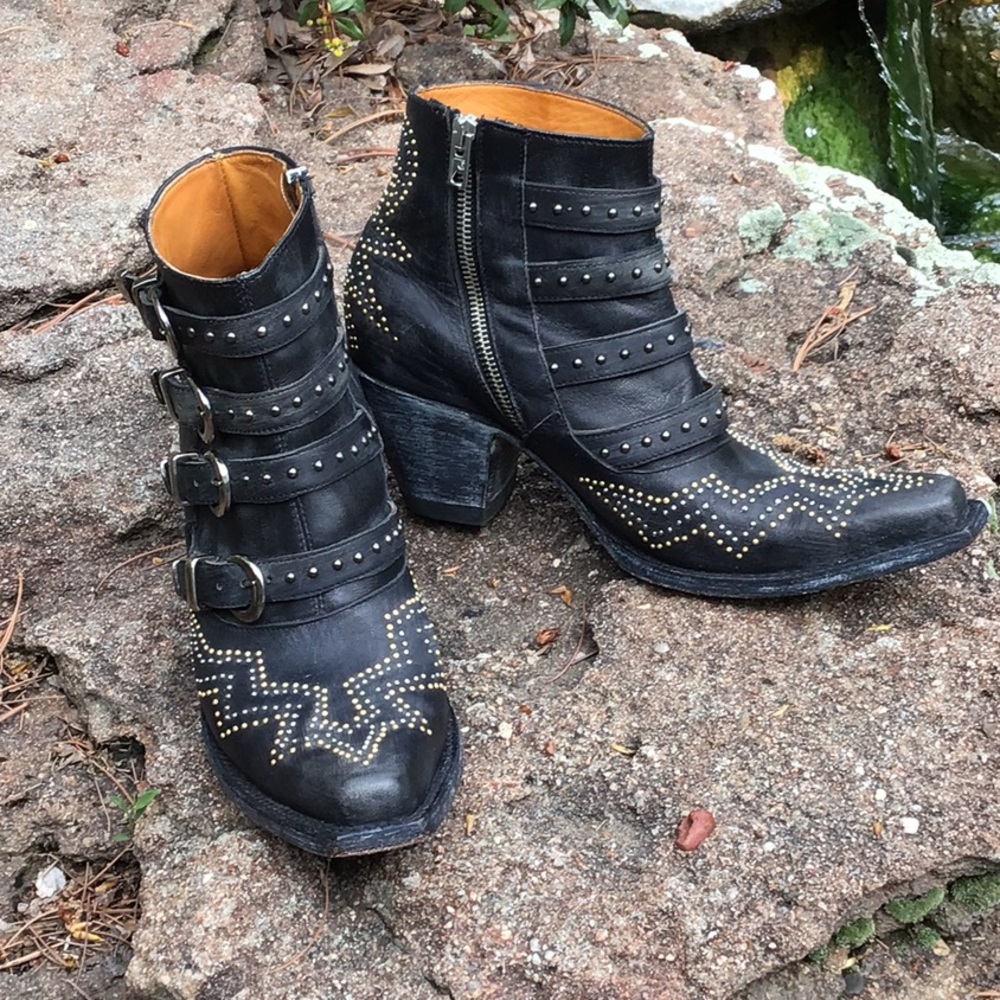 Old Gringo Roxy Black Short Boot
